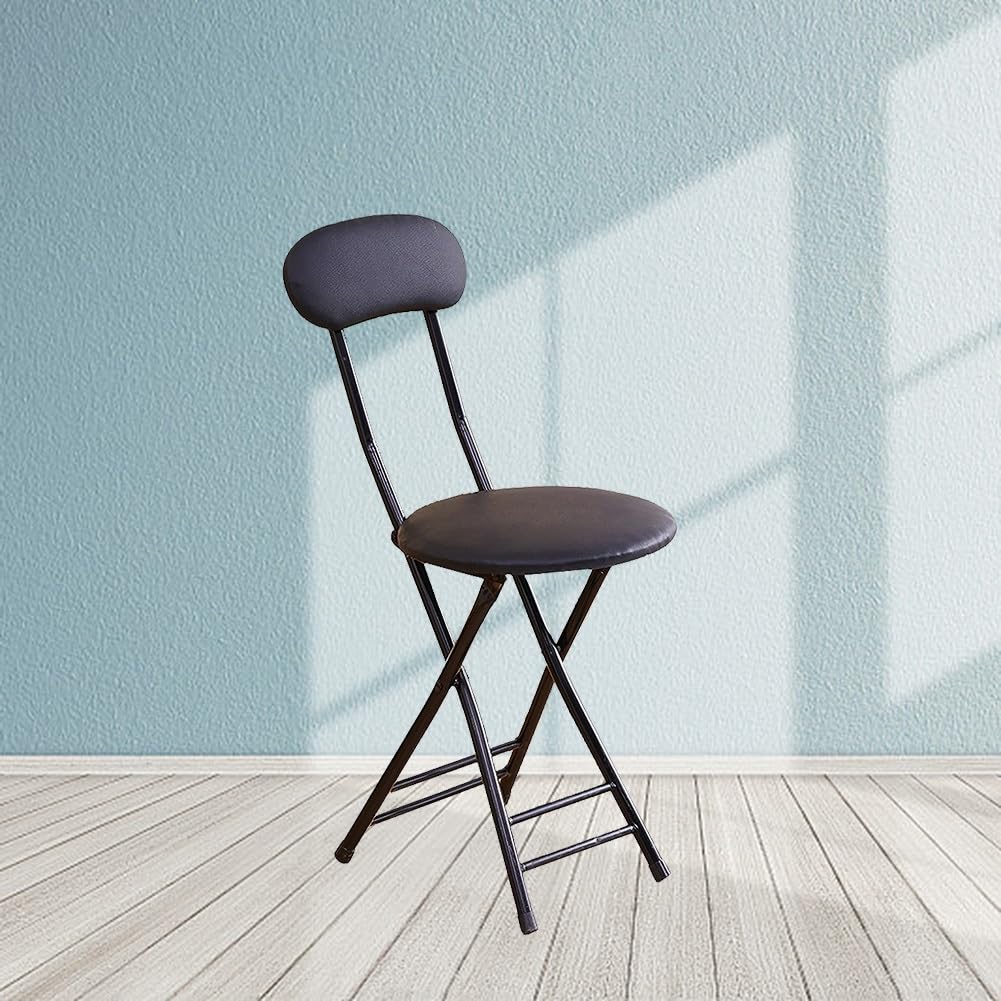 18 Inch Folding Bar Stool with Backrest A5487