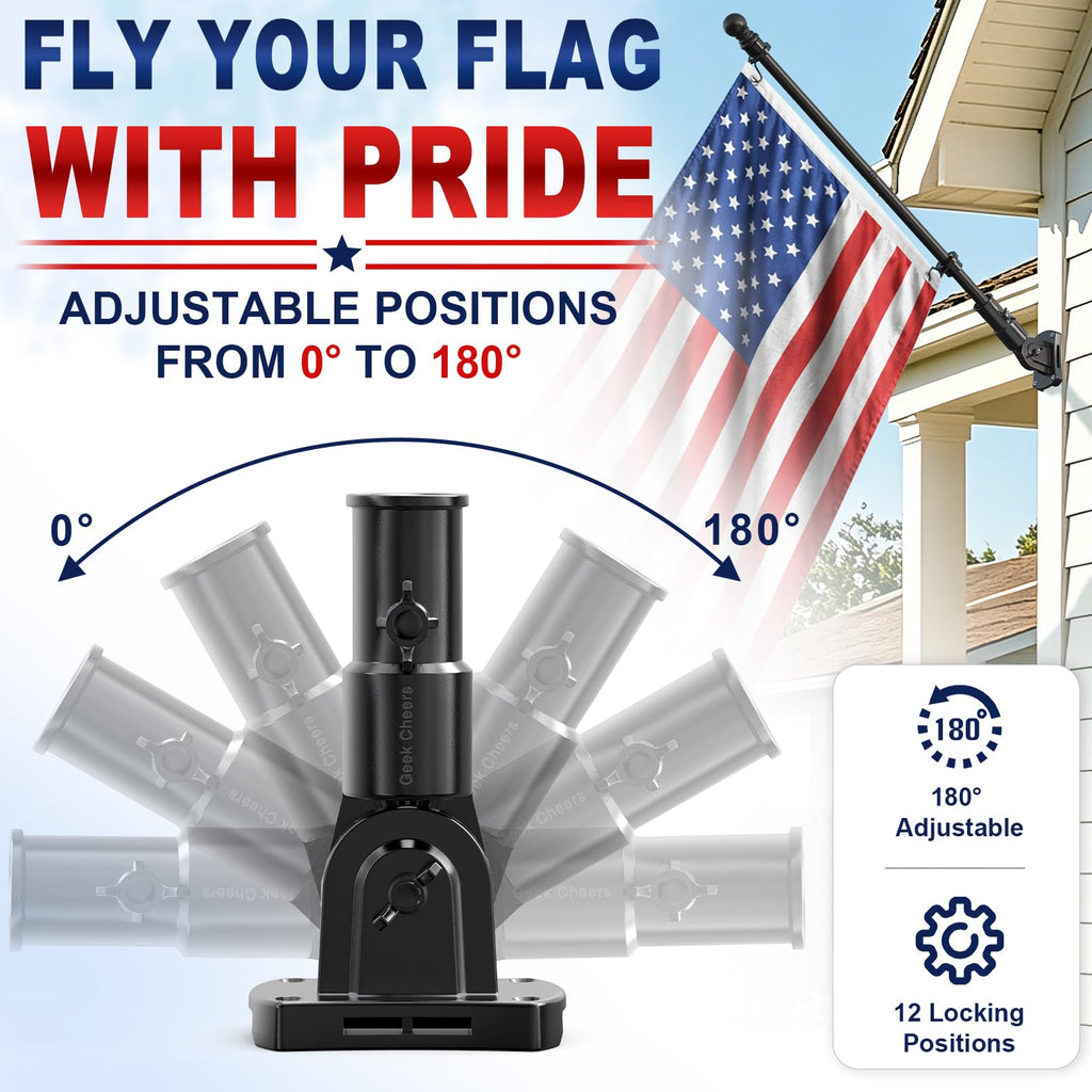 Heavy Duty Stainless Steel Flag Pole Holder T683