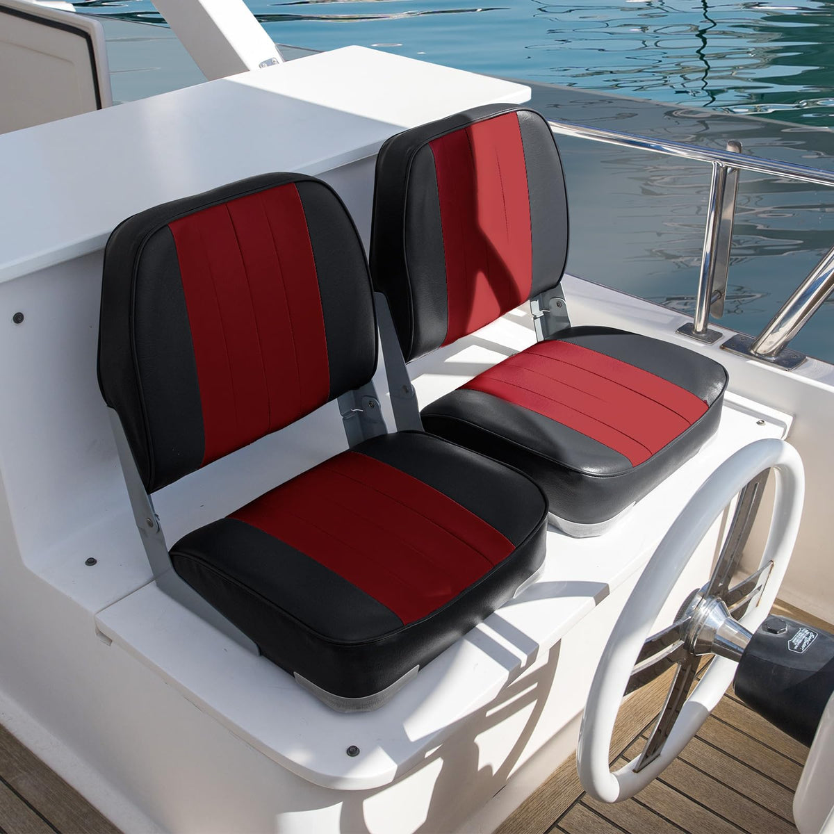 Low Back Folding Boat Seats 2 Pack Y770843