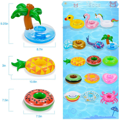 15 Pack Inflatable Drink Holder D97800