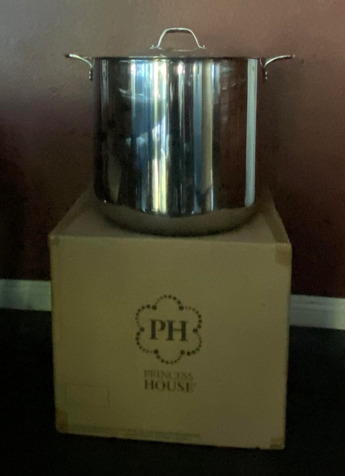 Stainless Steel 60-qt Stockpot with Steaming Rack J3075