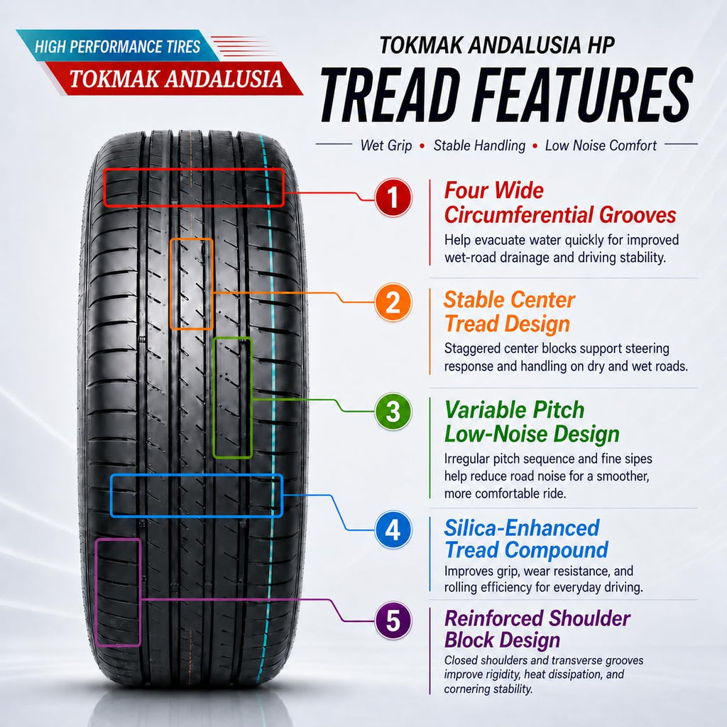 Set of 4 High Performance Tires S981