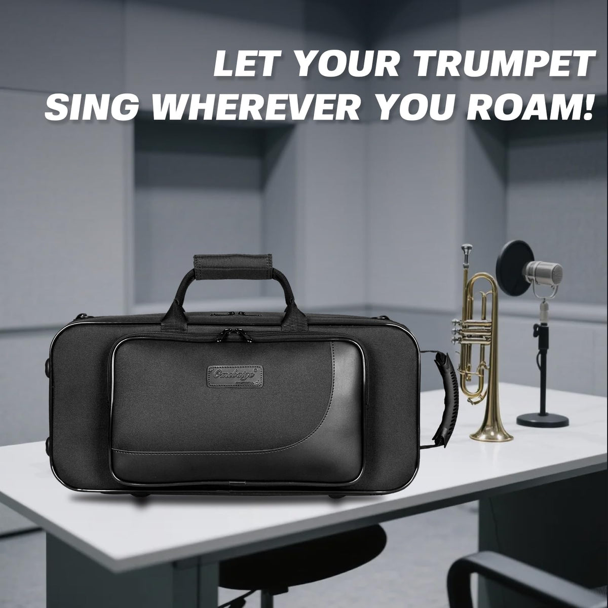 Trumpet Case with Backpack Straps H427