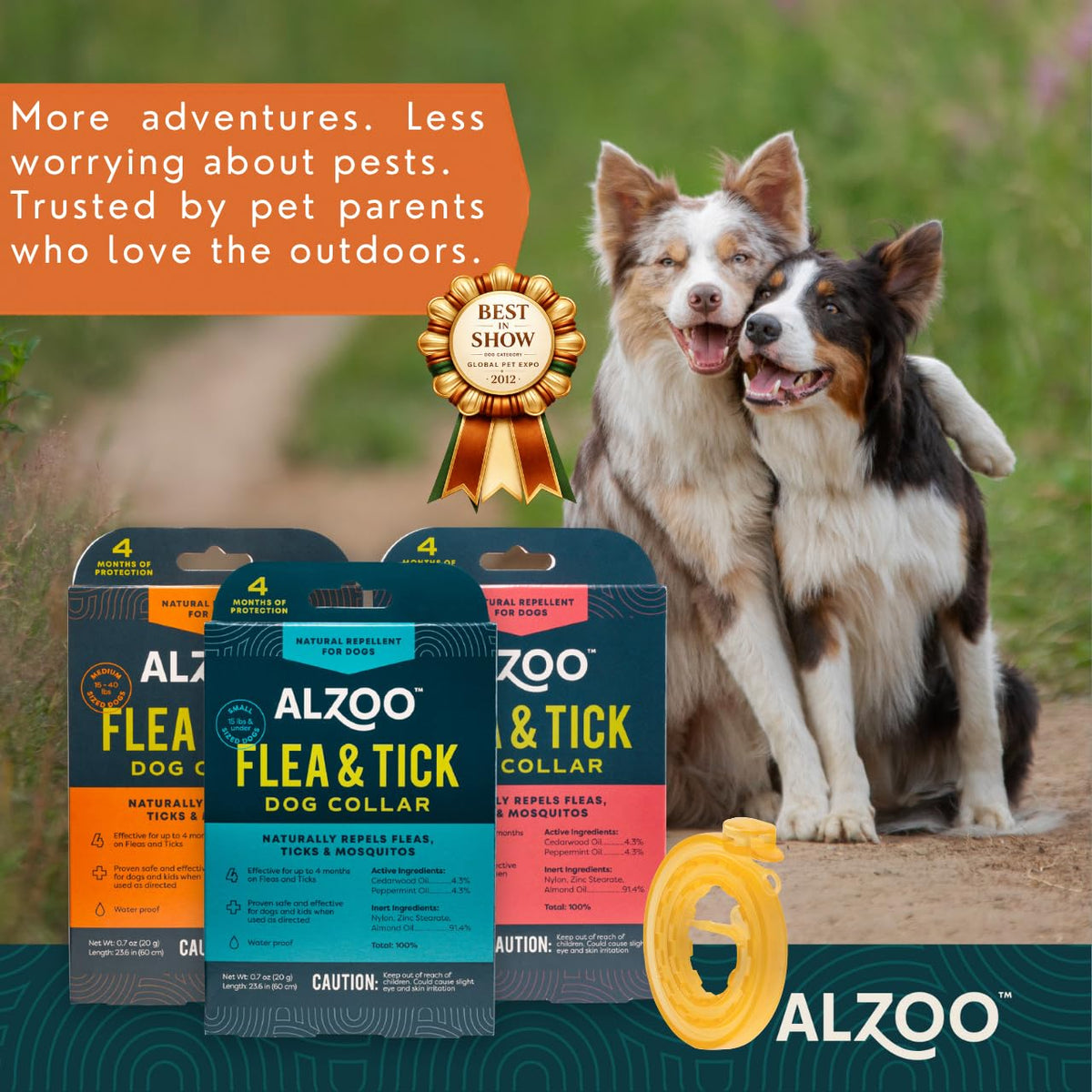 Plant Based Flea & Tick Dog Collar P488