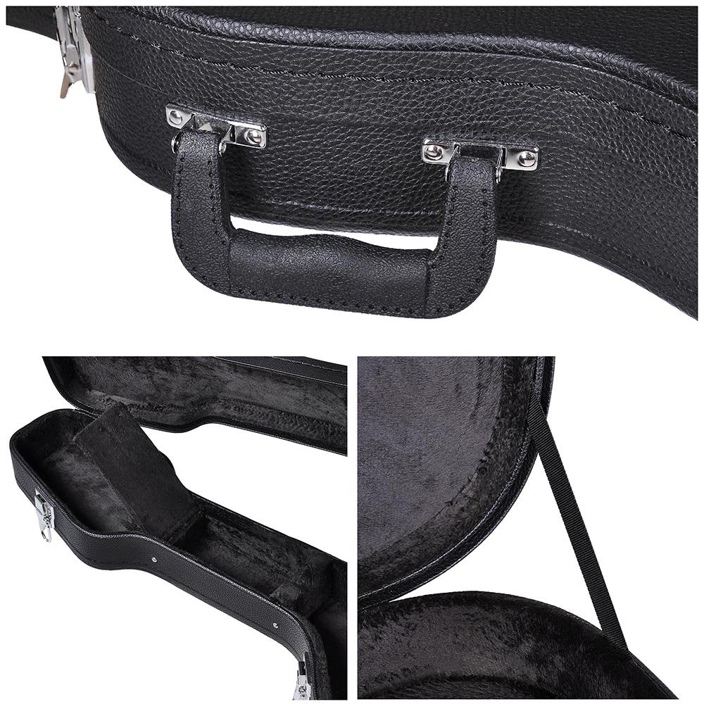 40" Hard Shell Electric Guitar Case with Plush Interior N884