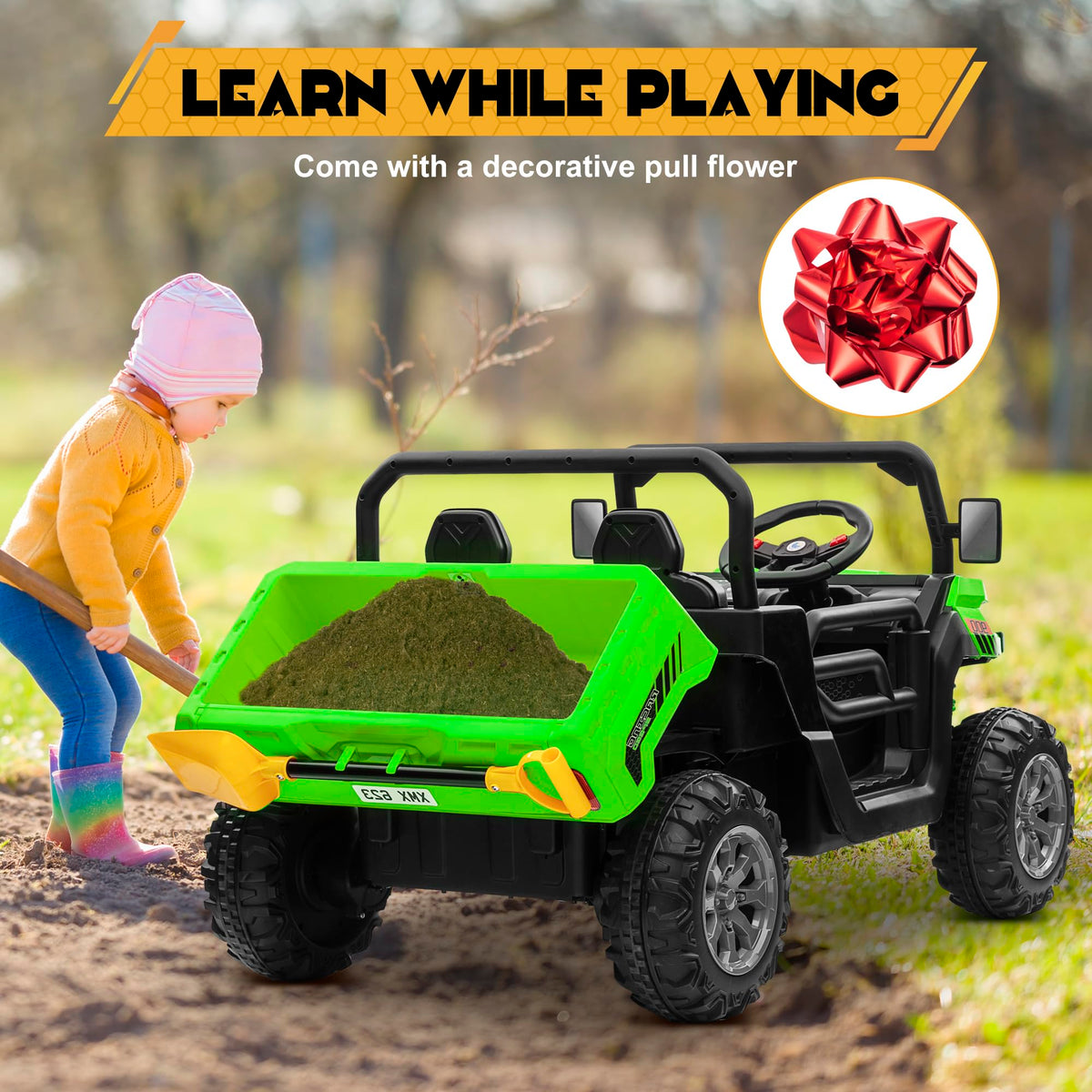 24V 4WD Ride on Car Dump Truck N479297