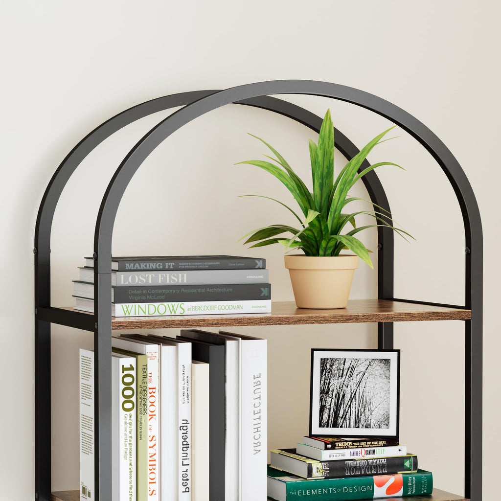 5-Tier Arched Bookshelf T1462