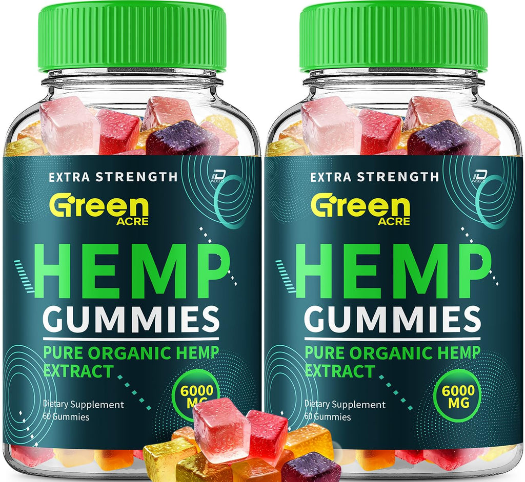 Hemp Gummies Herbal Supplement 2 Pack 120 Gummies S694693