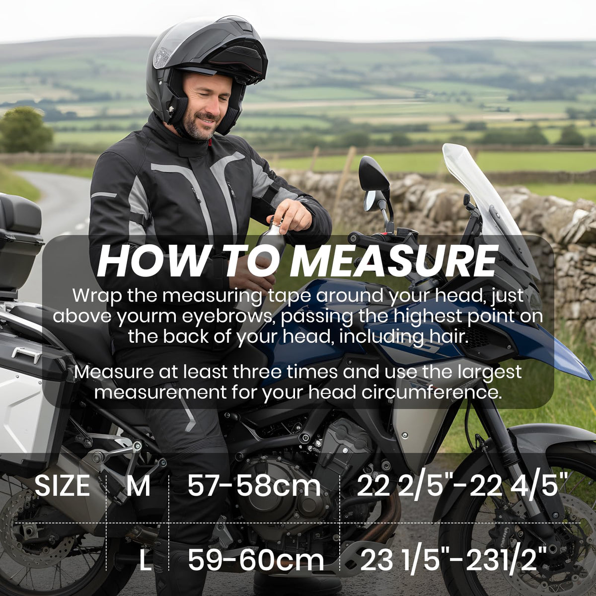 Modular Flip Up Motorcycle Helmet with Dual Visor B6627