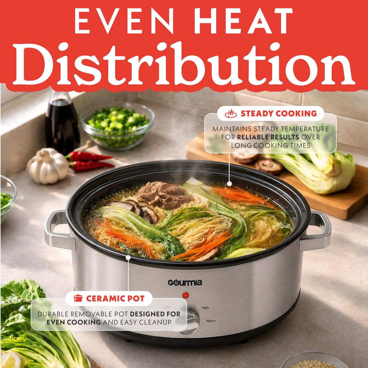 7 Qt Stainless Steel Slow Cooker Z25215