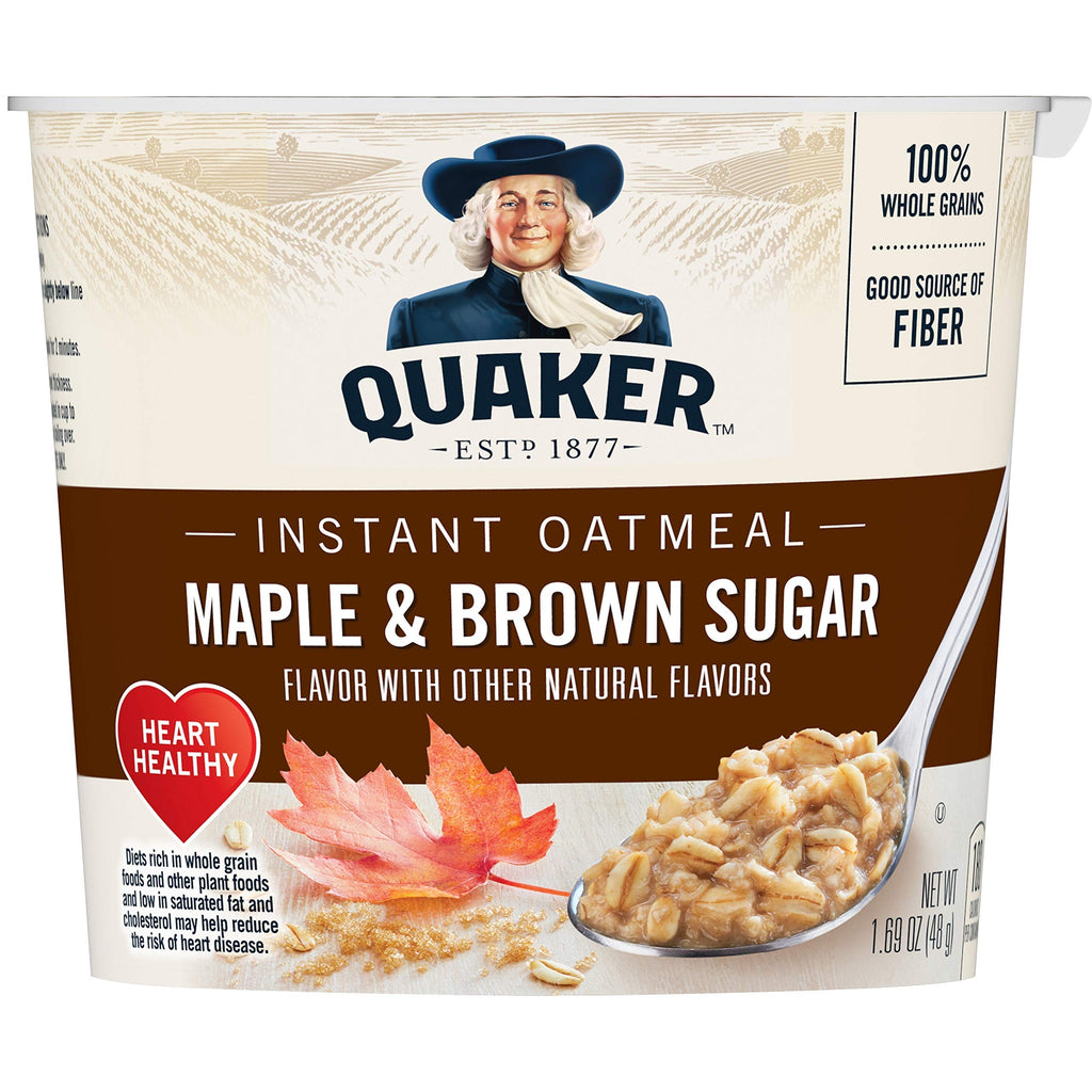 Instant Oatmeal Maple Brown Sugar 1.69oz Pack of 3 M471726