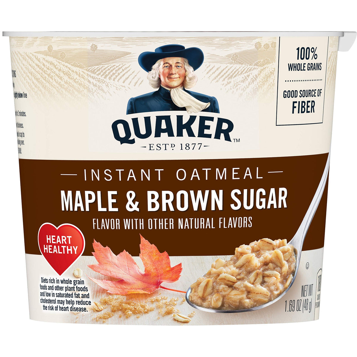 Instant Oatmeal Maple Brown Sugar 1.69oz Pack of 3 M471726