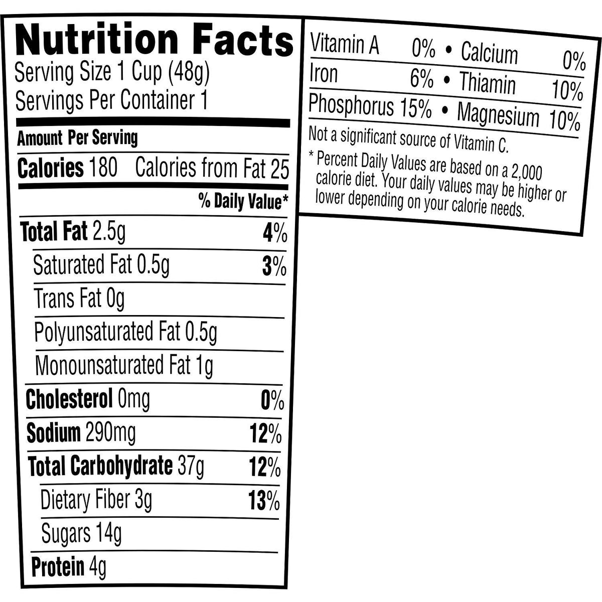 Instant Oatmeal Maple Brown Sugar 1.69oz Pack of 3 M471726