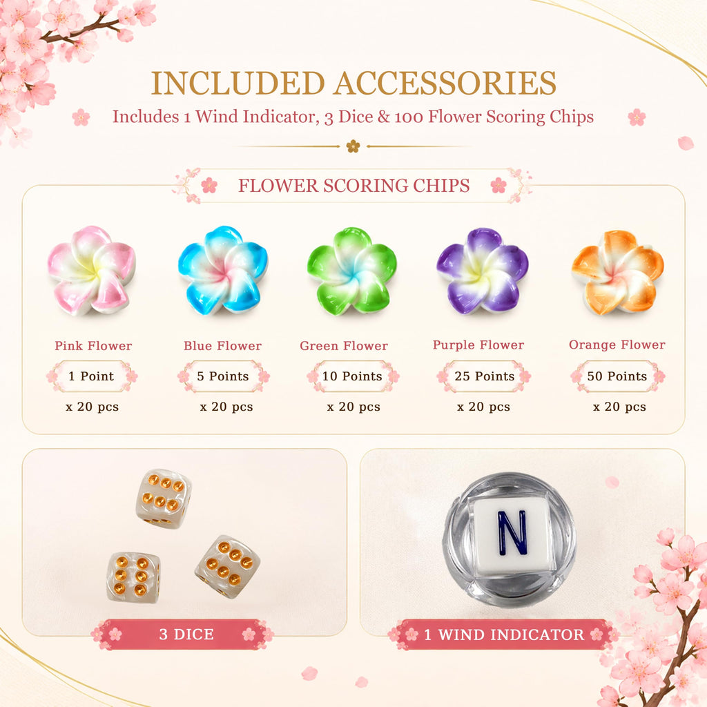 American Mahjong Set with Racks, Mat & Tote R3535