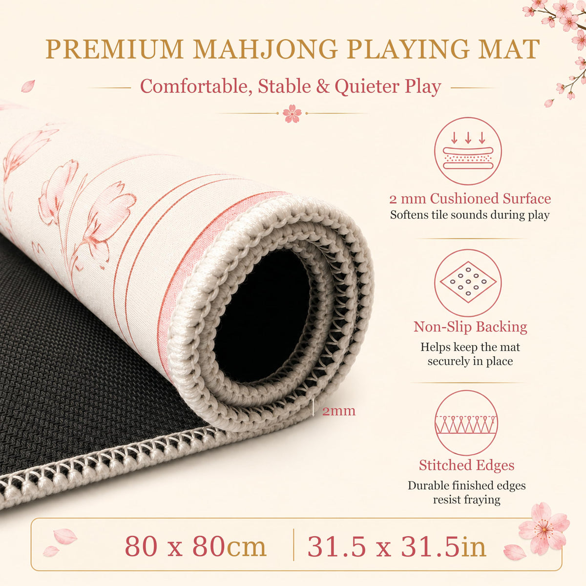 American Mahjong Set with Racks, Mat & Tote R3535