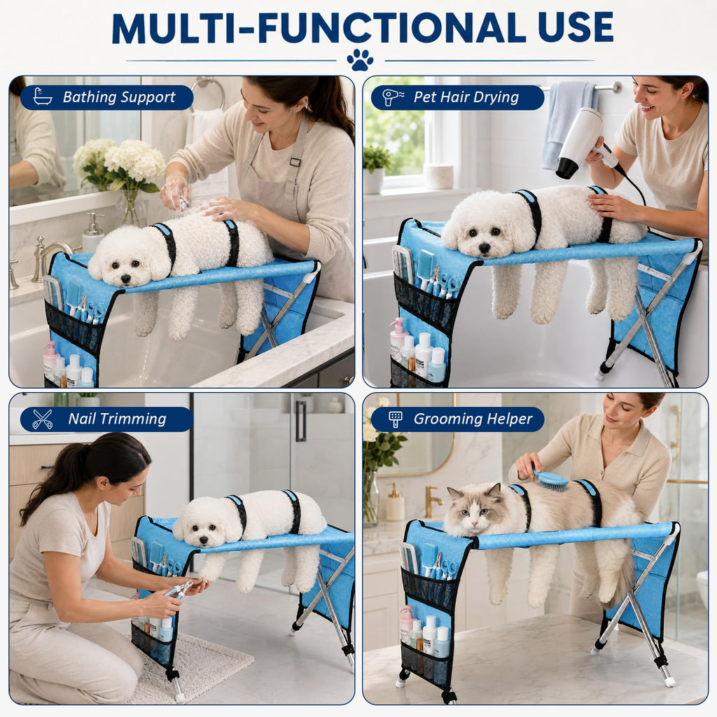 Pet Grooming Hammock with Stand I224