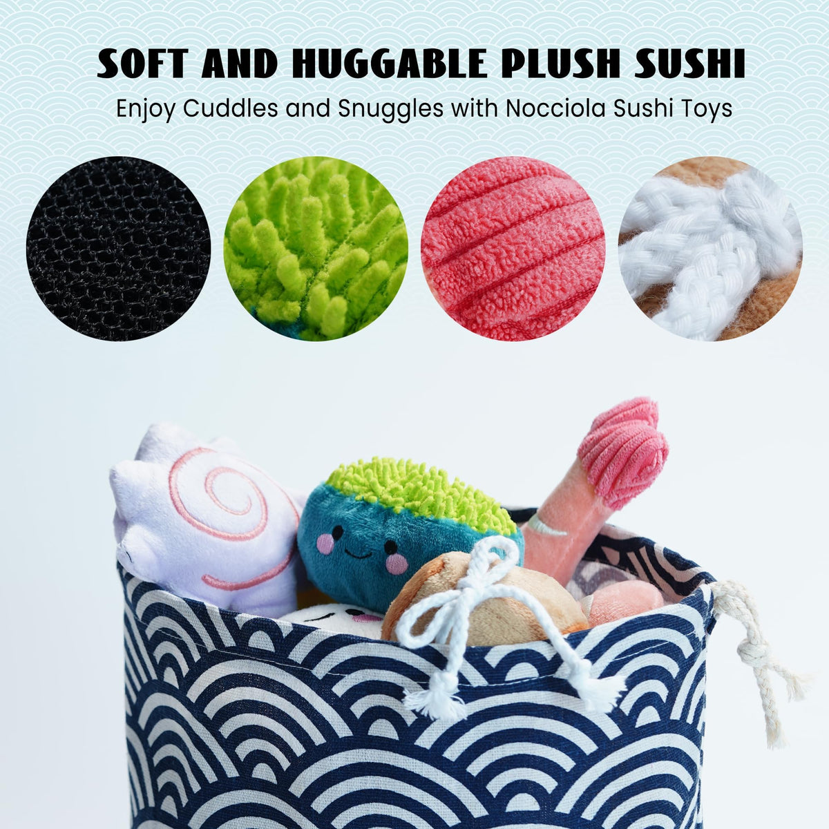 10 PC Squeaky Plush Dog Toys with Bag H8408