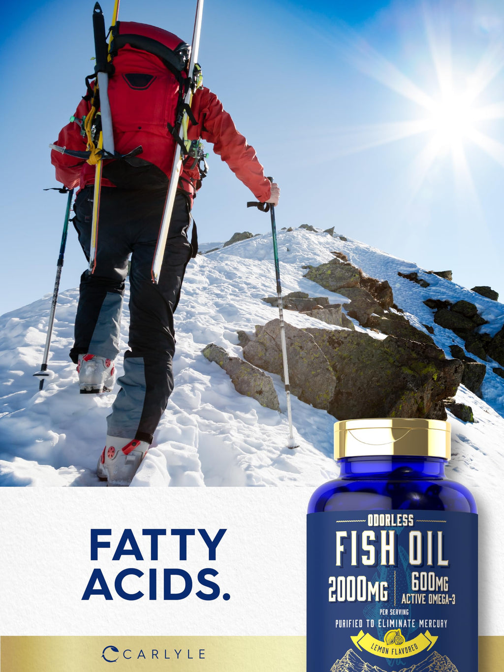 Fish Oil 2000mg Omega 3 Supplement W36388