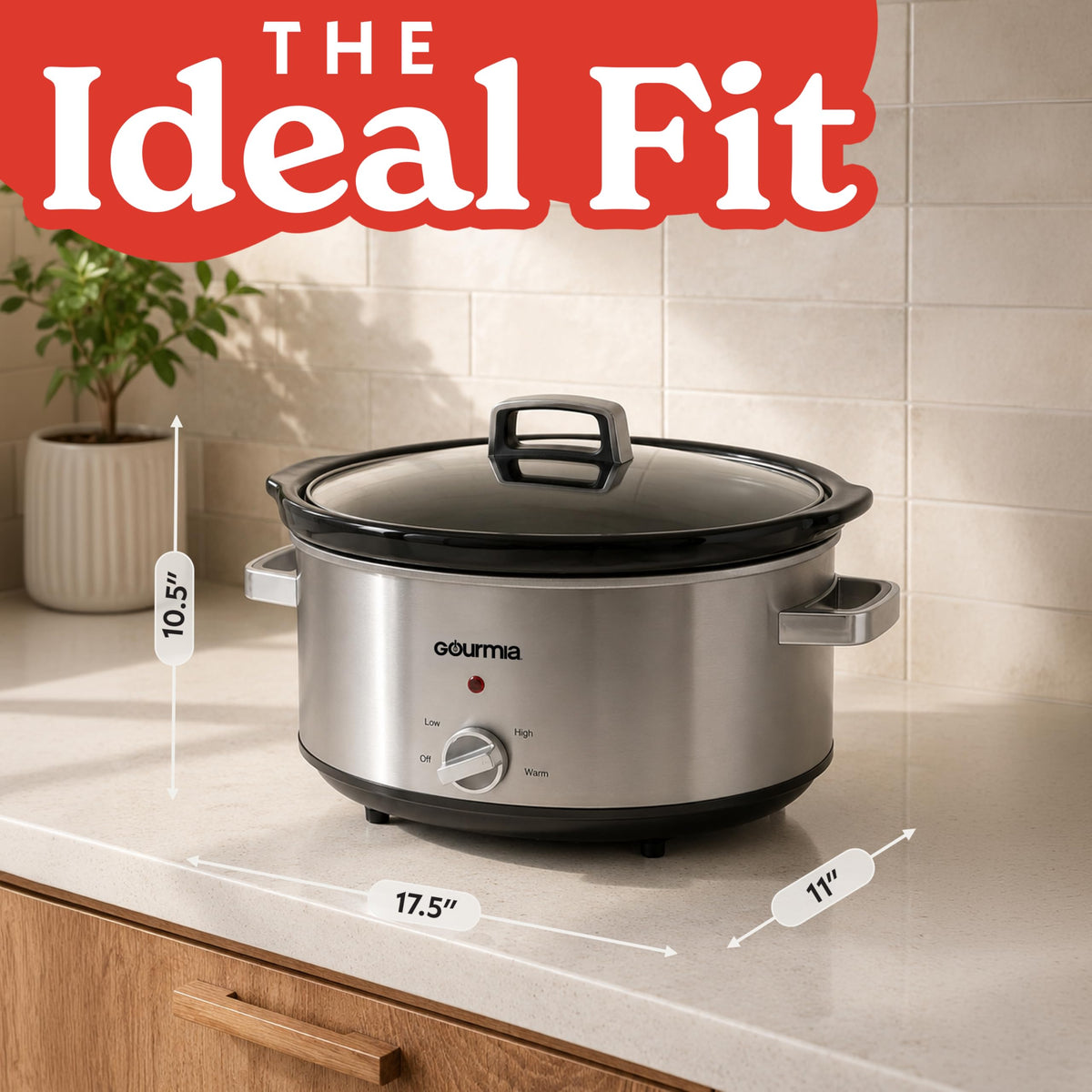 7 Qt Stainless Steel Slow Cooker Z25215