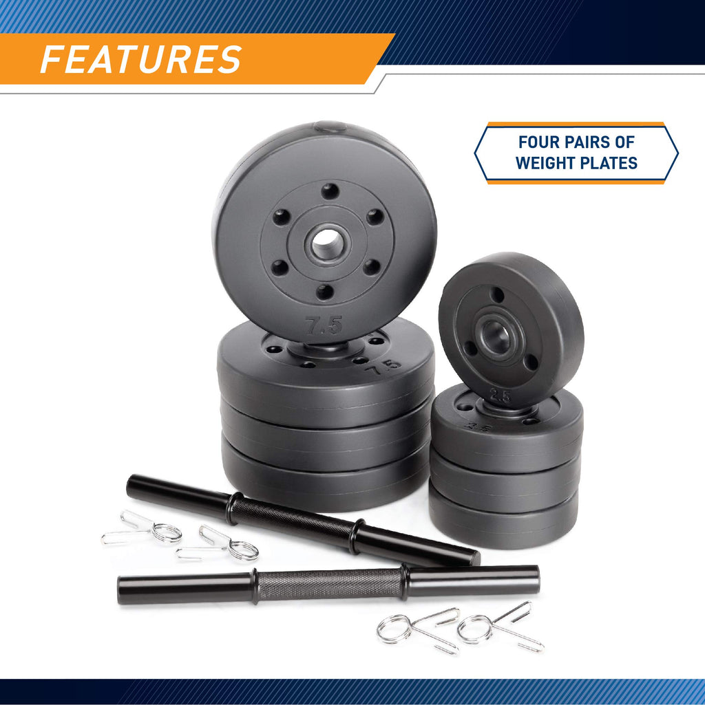 40 lbs Adjustable Dumbbell Set A620