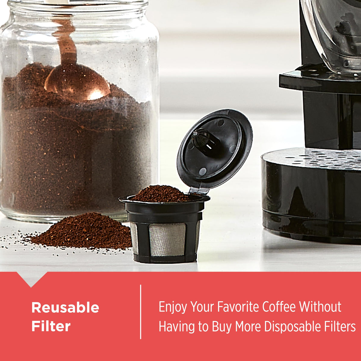 Single Serve K-Cup Brewer with 50oz Water Reservoir O254