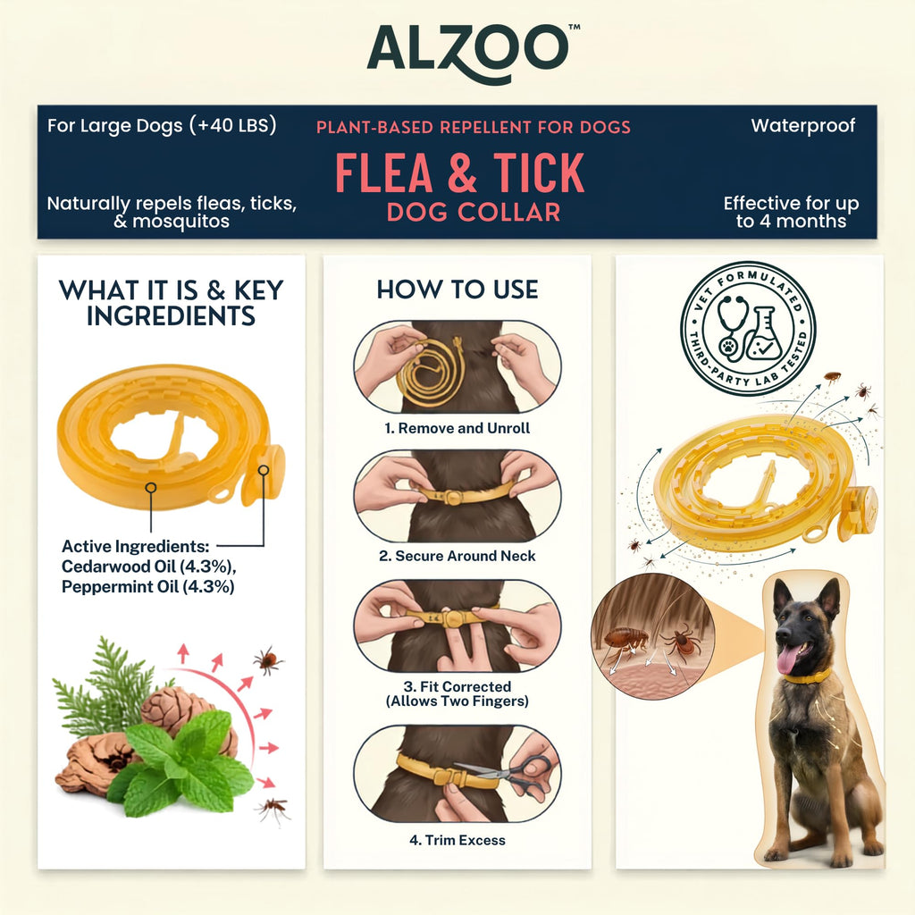 Plant Based Flea & Tick Dog Collar P488