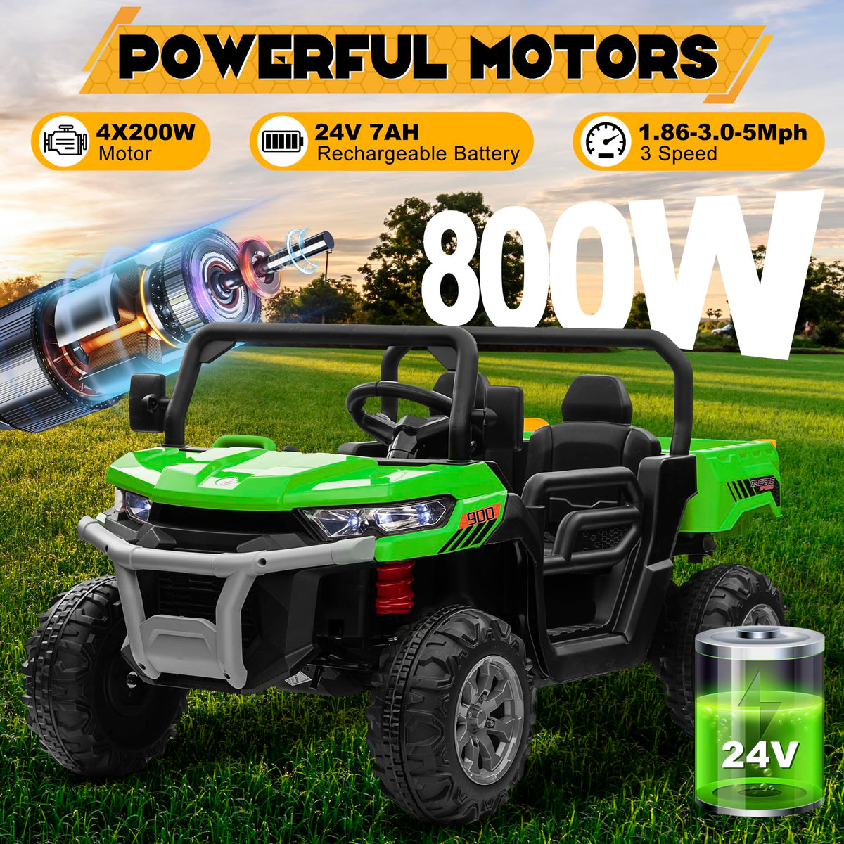 24V 4WD Ride on Car Dump Truck N479297