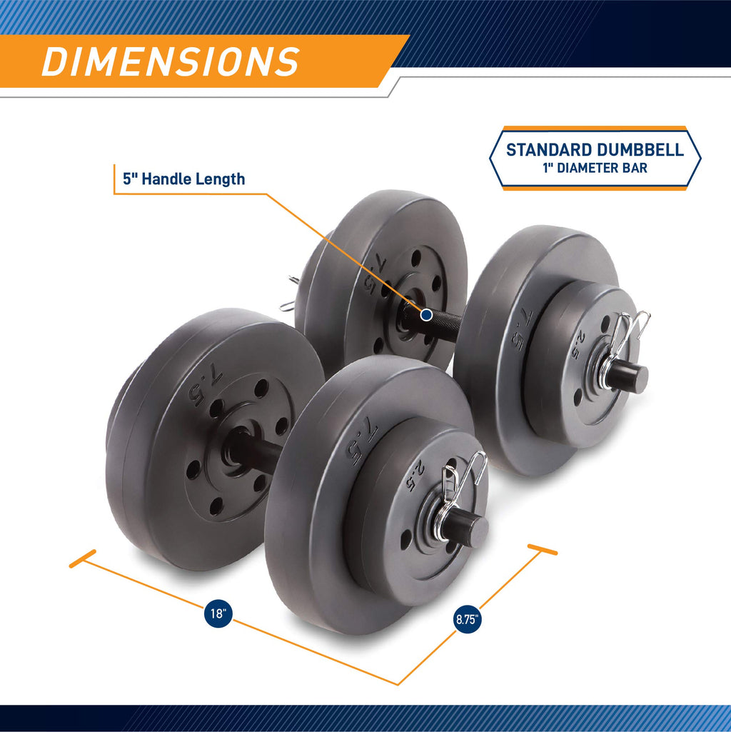 40 lbs Adjustable Dumbbell Set A620