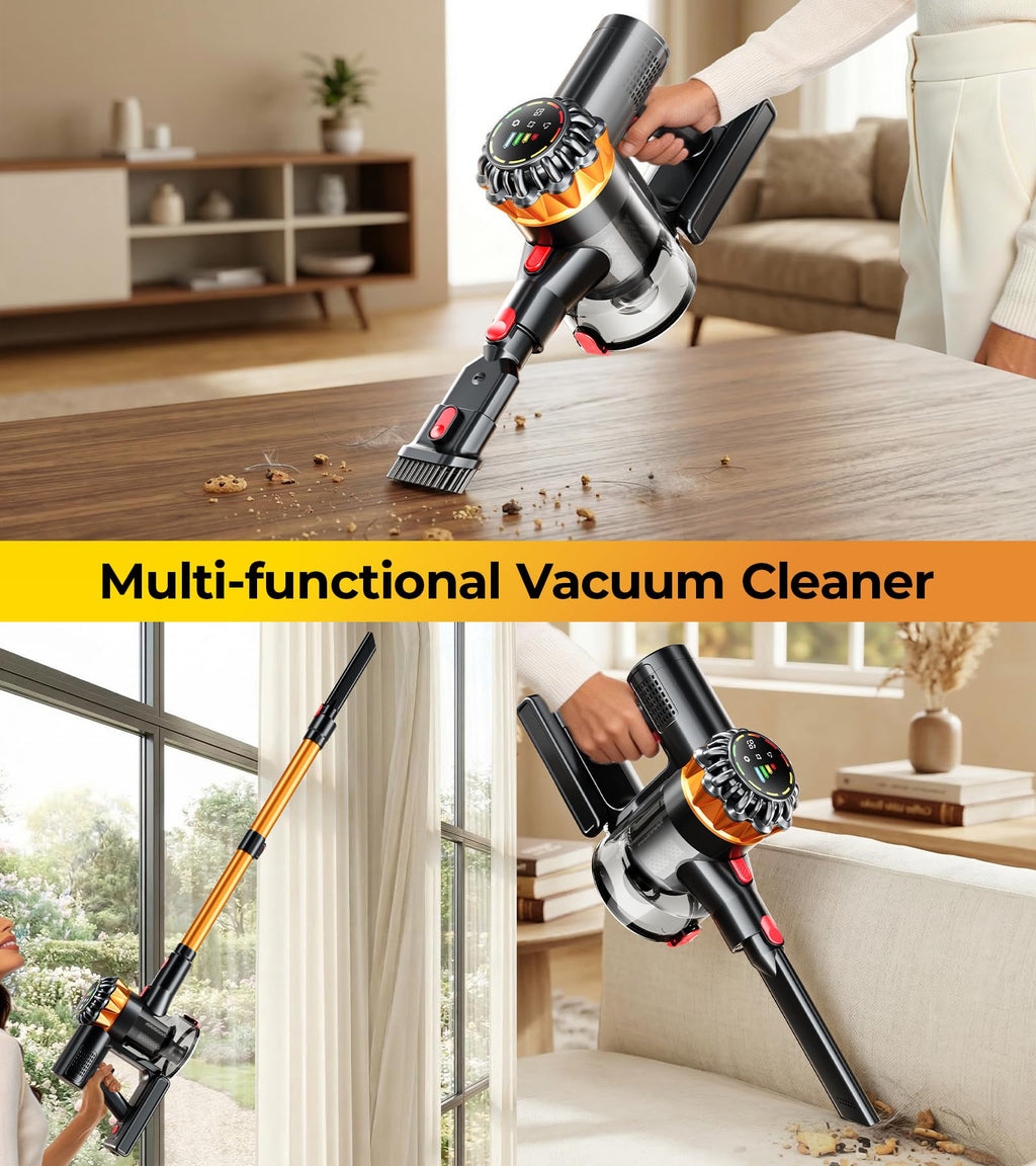 600W 50KPA 65Mins Cordless Stick Vacuum Cleaner W6247
