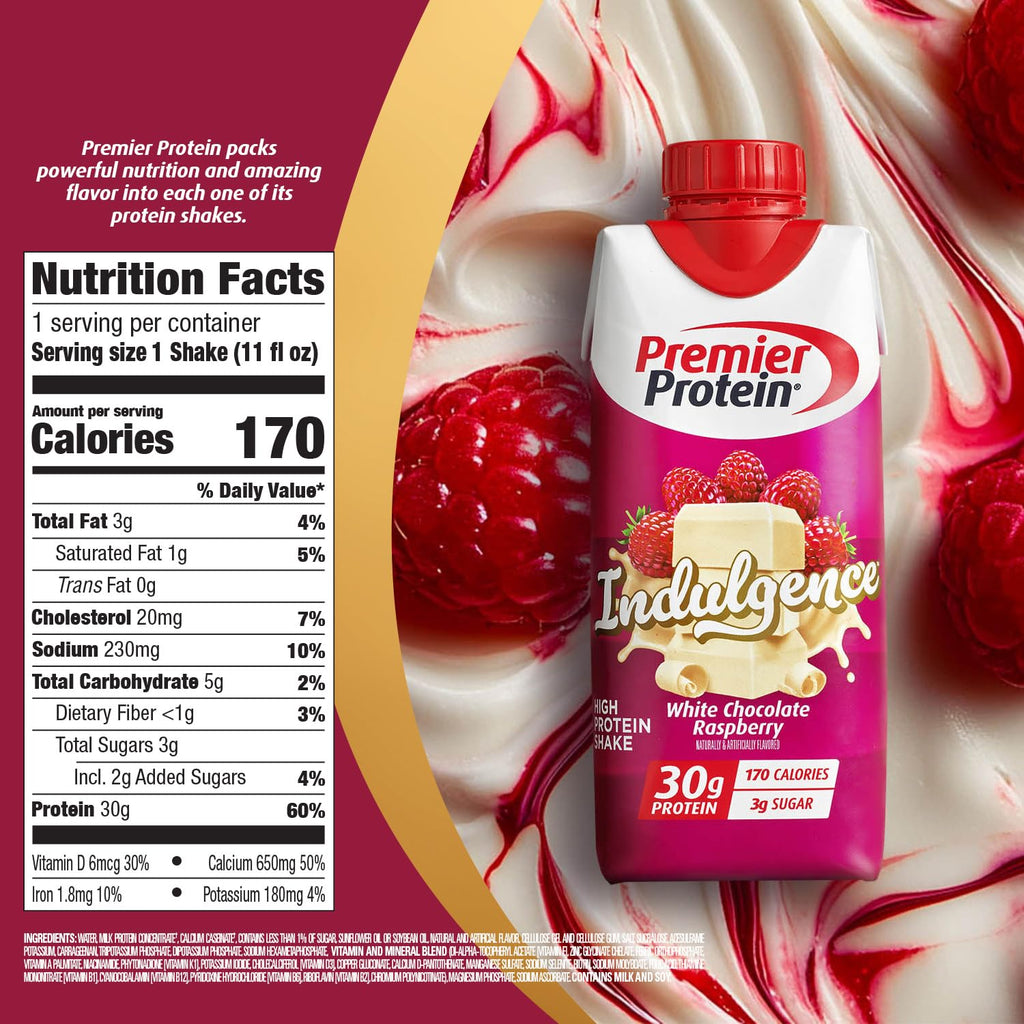 White Chocolate Raspberry Protein Shake 12 Pack P31985