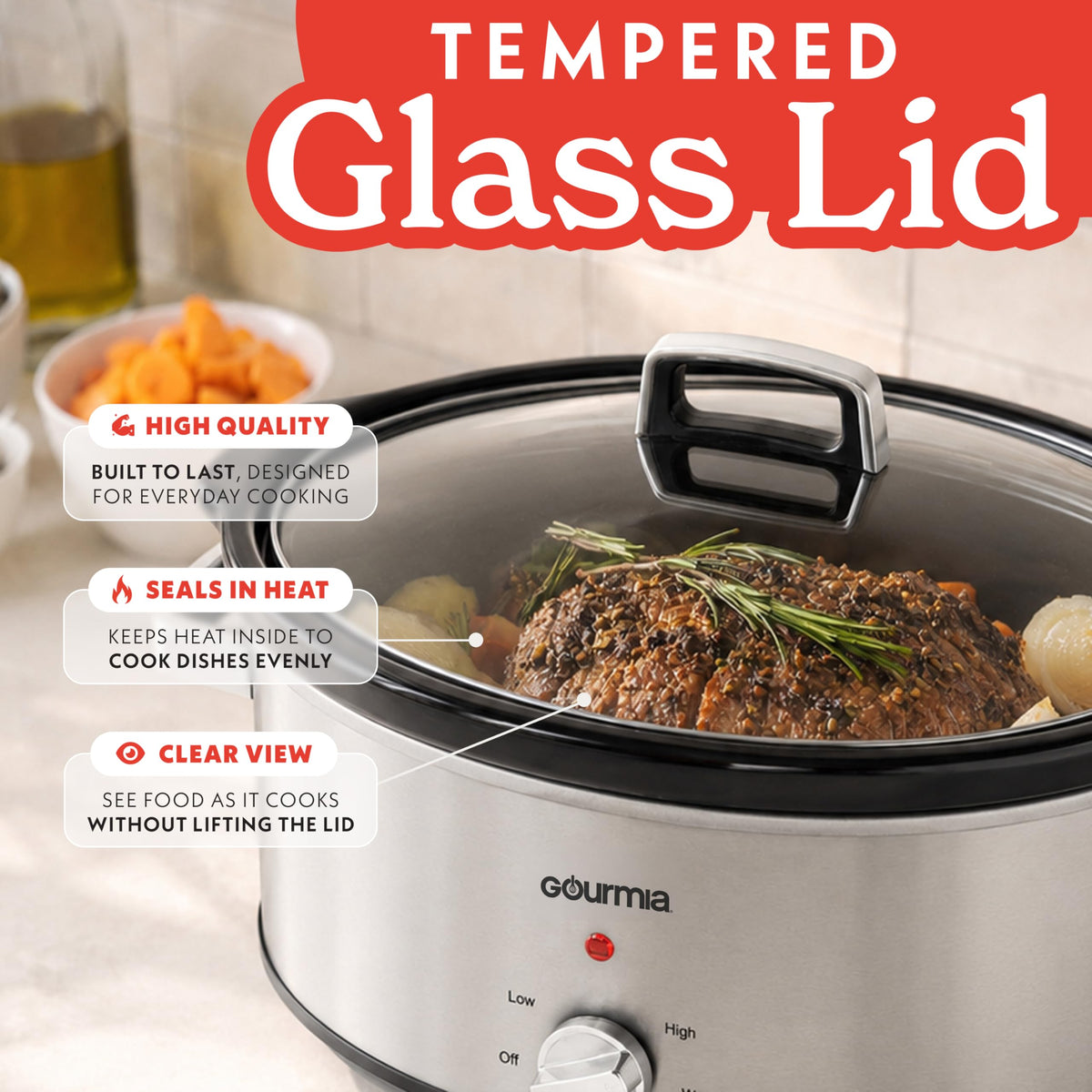 7 Qt Stainless Steel Slow Cooker Z25215