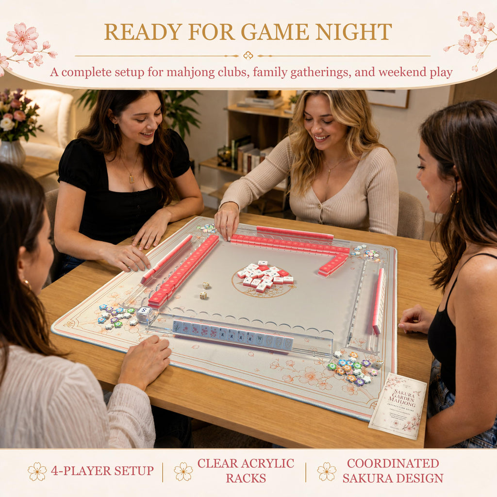 American Mahjong Set with Racks, Mat & Tote R3535