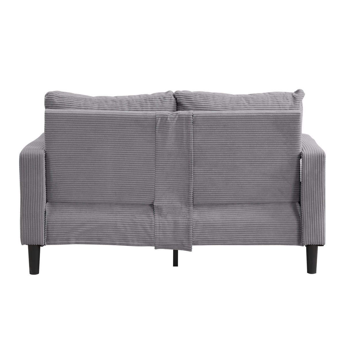Light Gray Upholstered 2 Seat Loveseat Sofa M64267