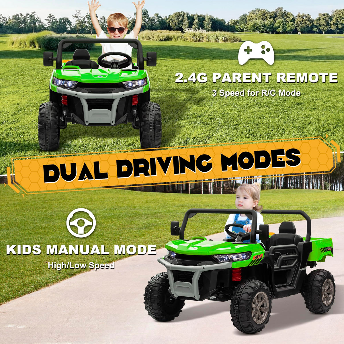 24V 4WD Ride on Car Dump Truck N479297