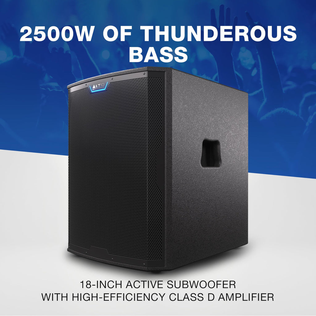 2500W 18" Powered PA Subwoofer N525