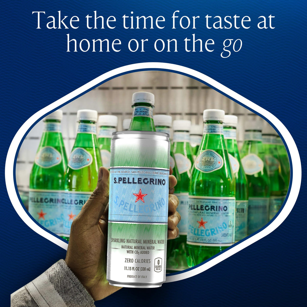 Sparkling Natural Mineral Water 11.15 Fl Oz 8-Pack I327103