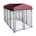 8' x 4' x 5' Outdoor Dog Kennel with Roof Cover H438